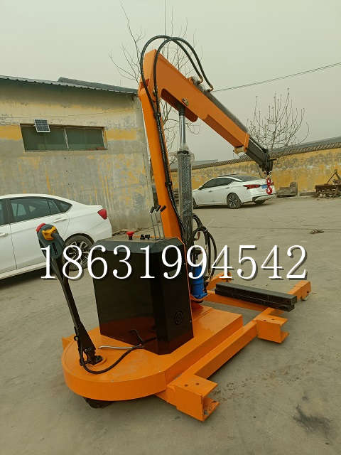 静乐县自卸车厢随车吊 自制轮式四不像起重机 四驱平板吊 5吨 贵盛